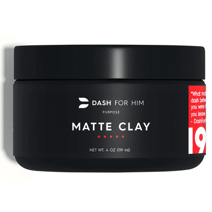 DASH FOR HIM Medium Strong Hold Matte Clay (4oz.)