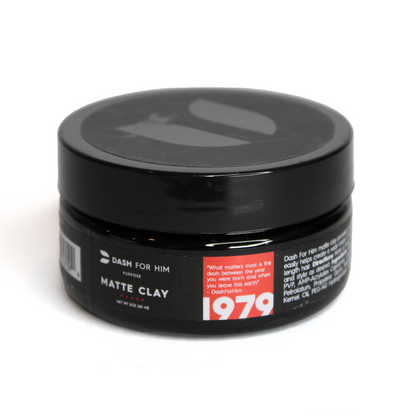 DASH FOR HIM Medium Strong Hold Matte Clay Travel (2oz.)